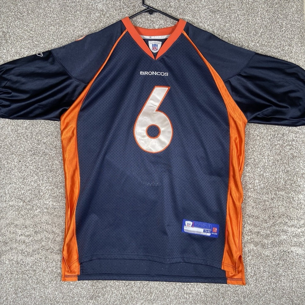 Reebok Authentic Denver Broncos Jay Cutler #6 Jersey Size 56 Sewn On-Field
